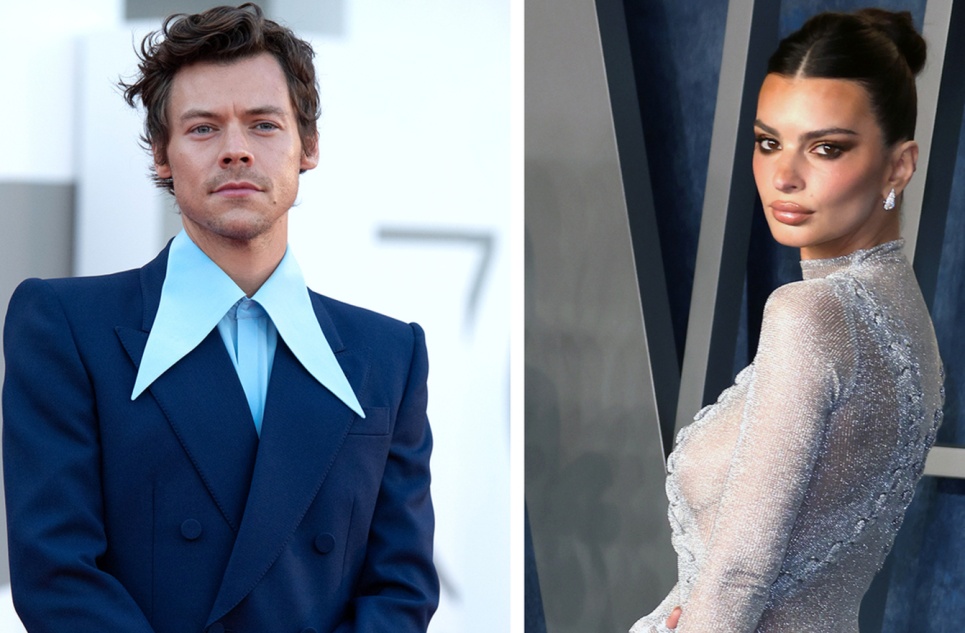 Эмили Ратаковски и Гарри Стайлс встречаются? Пару засняли во время поцелуя