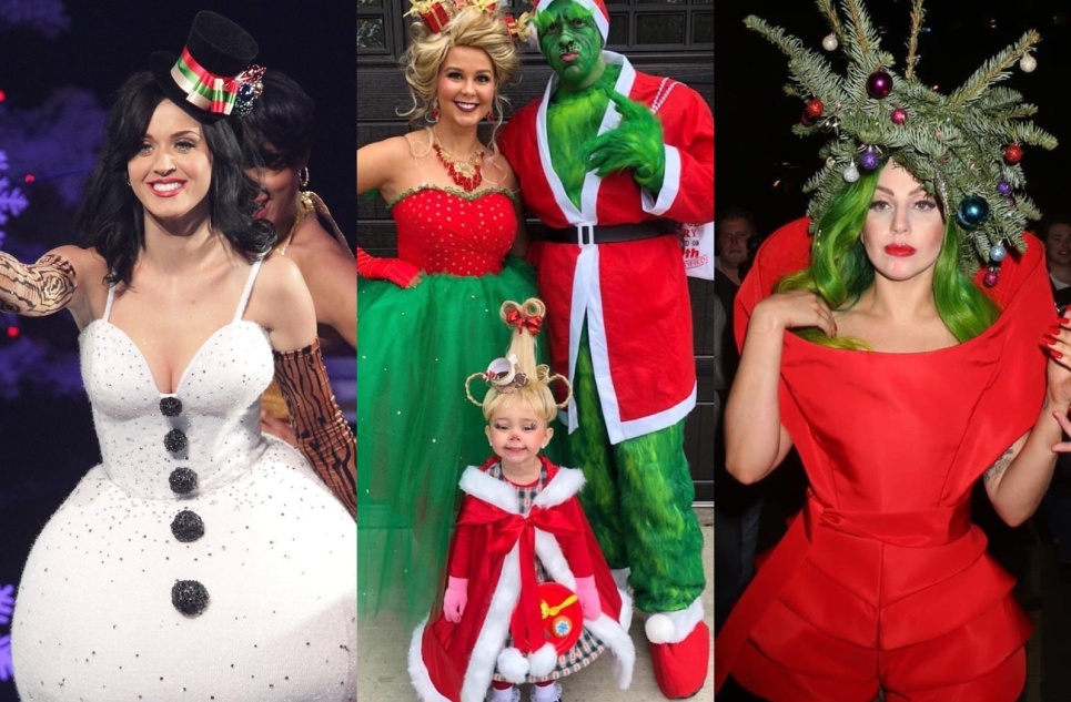 Слишком неординарные и странные новогодние наряды звезд 