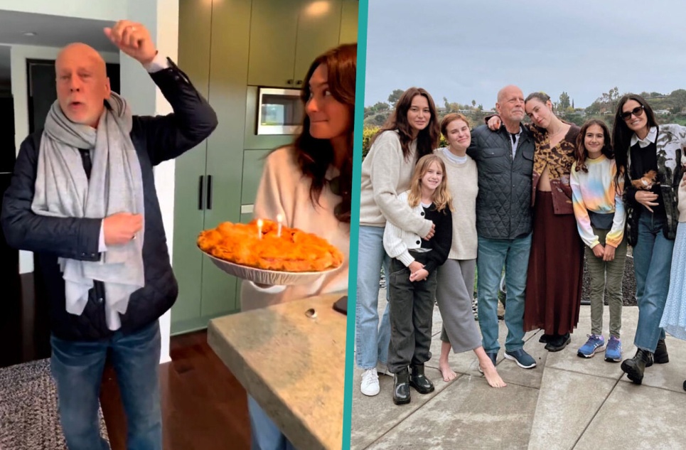 Семья Брюса Уиллиса опубликовала трогательное видео с дня рождения актера    